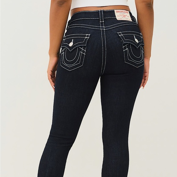 True religion jeans skinny women will fit a skinny 5’3-5’6 teens. - Picture 2 of 2